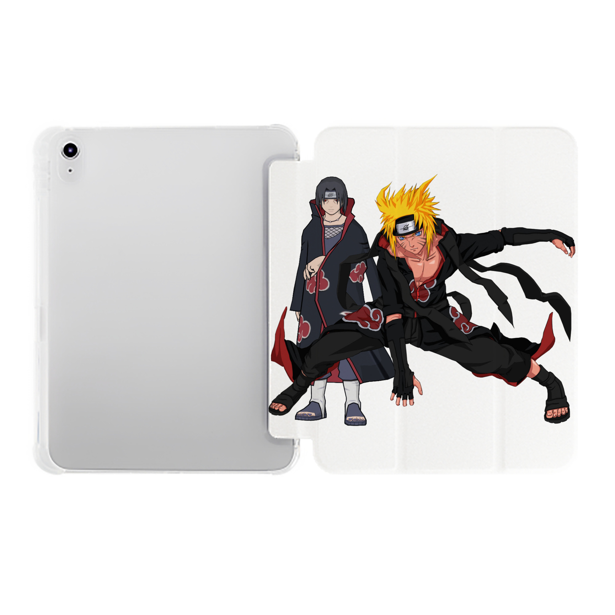 （画像用） NARUTO -ナルト- うずまき ナルト Uzumaki Naruto IPad ケース ペン収納付き 三つ折りスタンド PUレザー×シリコン 対応機種9.5/10.5/10.9インチ